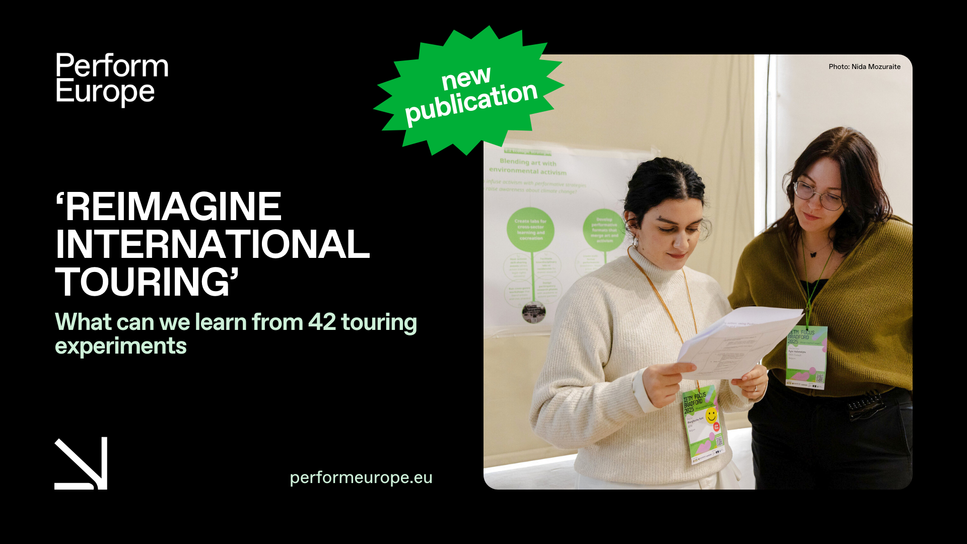 Reimagine International Touring, guía sobre giras internacionales en las artes escénicas